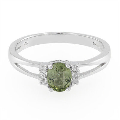 Paraiba Tourmaline Silver Ring