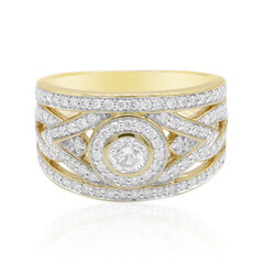 14K SI1 (G) Diamond Gold Ring