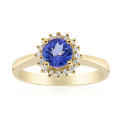 14K AAA Tanzanite Gold Ring (CIRARI)