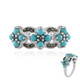 Sleeping Beauty Turquoise Silver Ring
