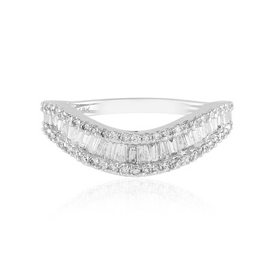 18K SI1 (H) Diamond Gold Ring