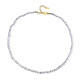 Rainbow Moonstone Silver Necklace (Adela Silber)