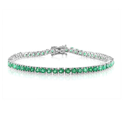 Brazilian Emerald Silver Bracelet