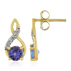 9K Tanzanite Gold Earrings (La Revelle)