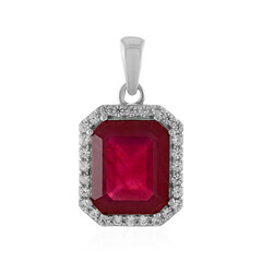 Madagascar Ruby Silver Pendant