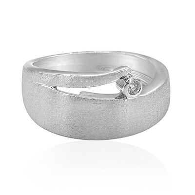 I1 (G) Diamond Silver Ring (Annette)