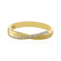 I3 (H) Diamond Silver Ring