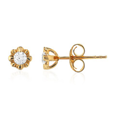 White Topaz Silver Earrings