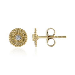 9K IF (G) Diamond Gold Earrings (de Melo)