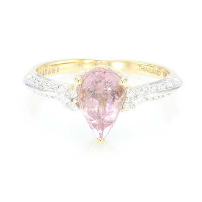 18K Pink Cuprian Tourmaline Gold Ring (AMAYANI)