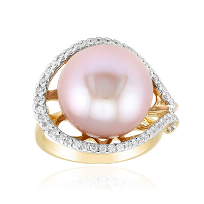 18K Pink Ming Pearl Gold Ring (TPC)