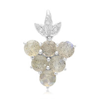 Romanian Spectrolite Silver Pendant
