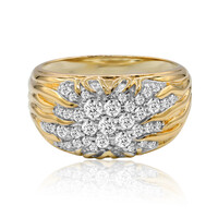14K SI1 (G) Diamond Gold Ring