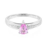 Ceylon Pink Sapphire Silver Ring