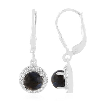 Pietersite Silver Earrings