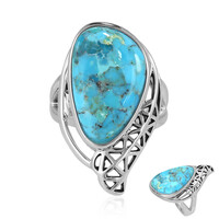 Kingman Blue Mojave Turquoise Silver Ring (Art of Nature)