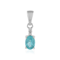Blue Apatite Silver Pendant