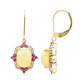 14K AAA Welo Opal Gold Earrings (CIRARI)