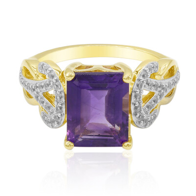 Zambian Amethyst Silver Ring