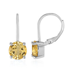 Citrine Silver Earrings