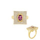 Malaya Garnet Silver Ring