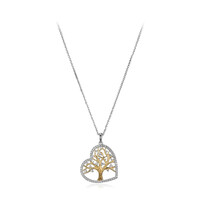 Zircon Silver Necklace