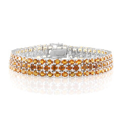 Madeira Citrine Silver Bracelet