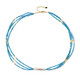 White Freshwater Pearl Silver Necklace (Riya)