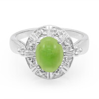 Imperial Chrysoprase Silver Ring