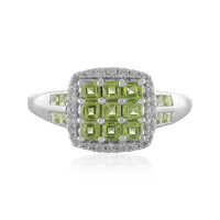 Arizona Peridot Silver Ring
