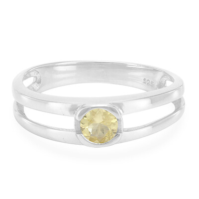 Neon Danburite Silver Ring