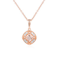 Morganite Silver Necklace
