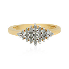 I3 (I) Diamond Silver Ring