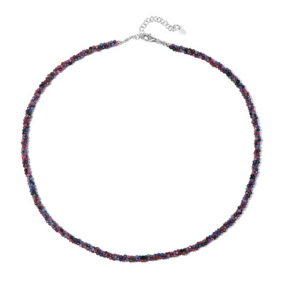 Ruby Silver Necklace