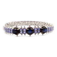 Labradorite Silver Bangle (Dallas Prince Designs)
