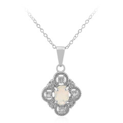 Welo Opal Silver Necklace