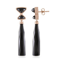 Black Onyx Silver Earrings (KM by Juwelo)
