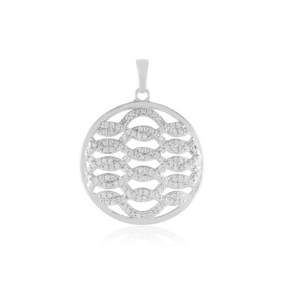 Zircon Silver Pendant