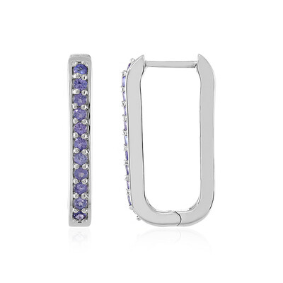 Tanzanite Silver Earrings