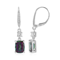 Mystic Quartz Silver Earrings