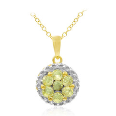 Peridot Silver Necklace