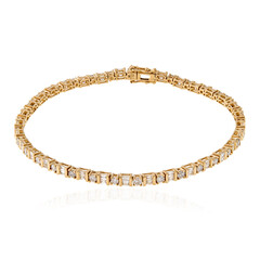 14K SI2 (H) Diamond Gold Bracelet (CIRARI)