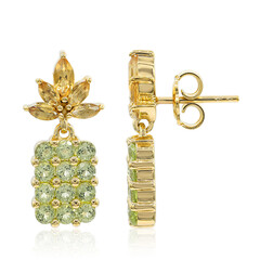 Citrine Silver Earrings