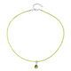Peridot Silver Necklace