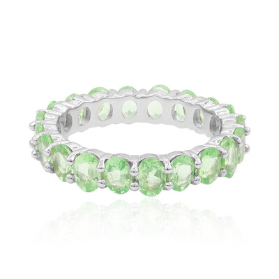 Tsavorite Silver Ring