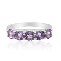 Amethyst Silver Ring