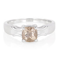 Smoky Quartz Silver Ring