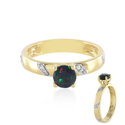 Mezezo Opal Silver Ring