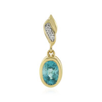 9K Ratanakiri Zircon Gold Pendant (La Revelle)