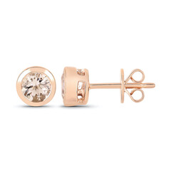 14K Morganite Gold Earrings